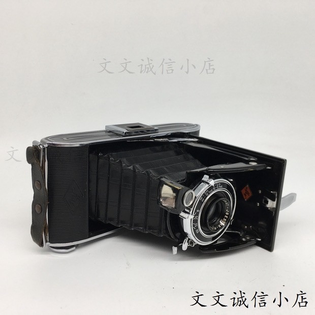 文文诚信小店 德国老相机AGFA爱克发120胶片中画幅胶片菲林皮腔相机风箱A2585