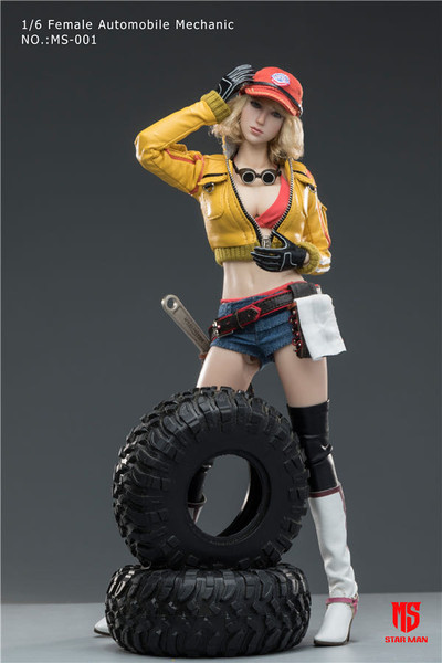 零元拍： 星漫SEAR MAN 1/6 女汽车修理工 可动人偶 （MS-001 - 零元拍： 星漫SEAR MAN 1/6 女汽车修理工 可动人偶 （MS-001