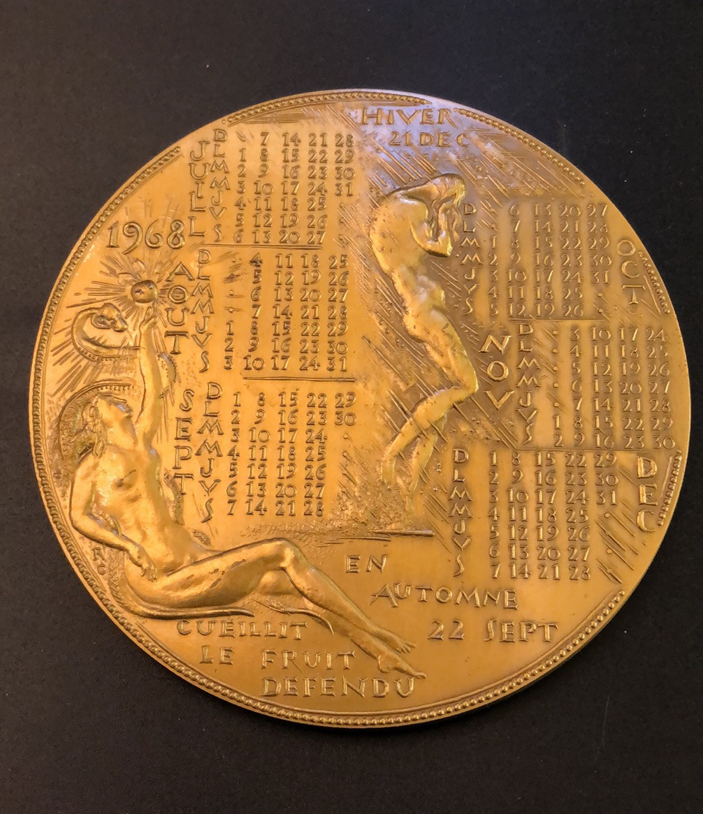 第十六场新艺术麦朵尔 1968手雕日历章