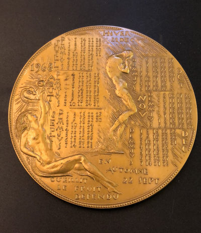 喜迎🐂年艺术麦朵尔第五场拍卖 - 1968手雕日历章