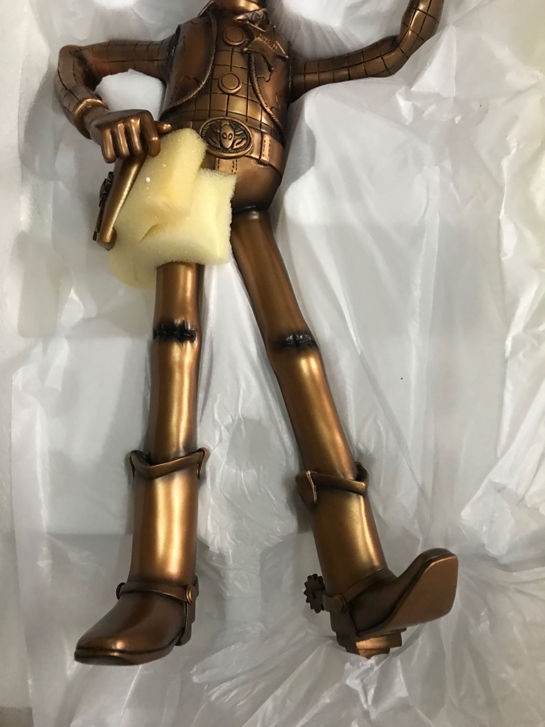 零元拍：野兽国43厘米Beast Kingdom 玩具总动员 ML001胡迪  特别青铜涂装限定版