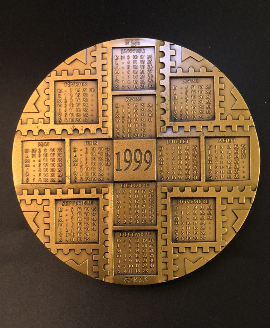 喜迎🐂年艺术麦朵尔第五场拍卖 1999年法国叠币日历章