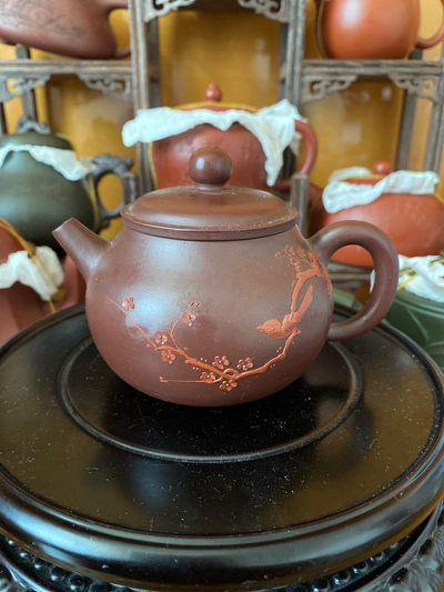 紫砂文玩专拍场 - 牡丹仿古