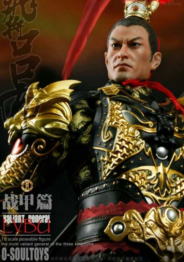 零元拍：魂作1/6绝版 英豪三国系列人偶三国演义-飞将 吕布，豪华套装