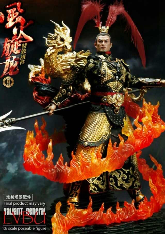 零元拍：魂作1/6绝版 英豪三国系列人偶三国演义-飞将 吕布，豪华套装
