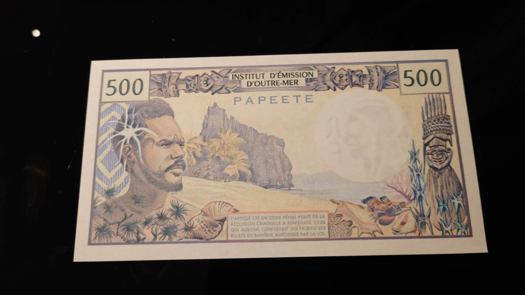陆续更新~【囧羊收藏】精选微拍第15期~2021年第六期 世界精品纸币荟萃 塔希提（大溪地）500法郎 全新UNC绝品