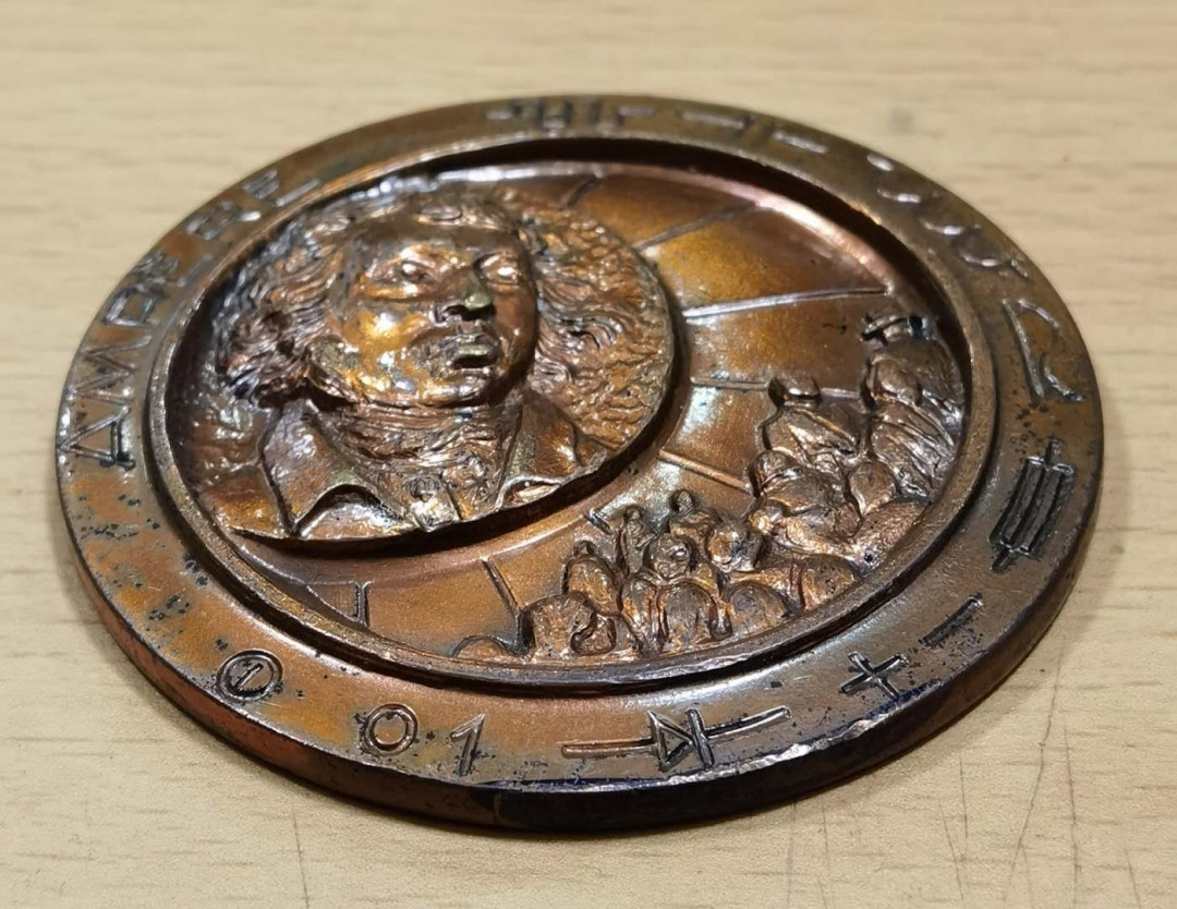 北京马甸外币专卖微拍第四十三期，外国纪念章专场，陆续上新，欢迎光临 法国大铜章，直径：60mm，重：98克，品相如图