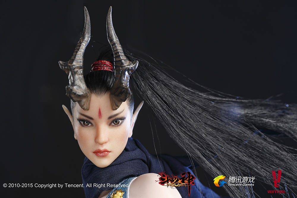 零元拍：VERYCOOL 1/6《斗战神》系列第二弹 - “龙女皓月” 