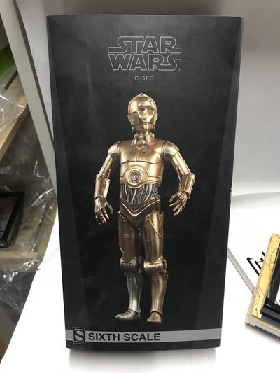 零元拍：Sideshow 1/6 星球大战C3PO 机器人，有损。 - 零元拍：Sideshow 1/6 星球大战C3PO 机器人，有损。
