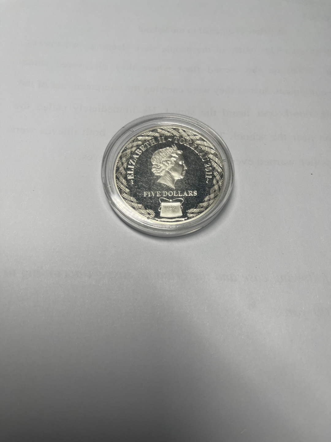 CSIS-GREAT评级精品钱币拍卖第七十九期 托克劳2011年首支到达南极探险队罗尔德亚孟森精制镶嵌纪念银币