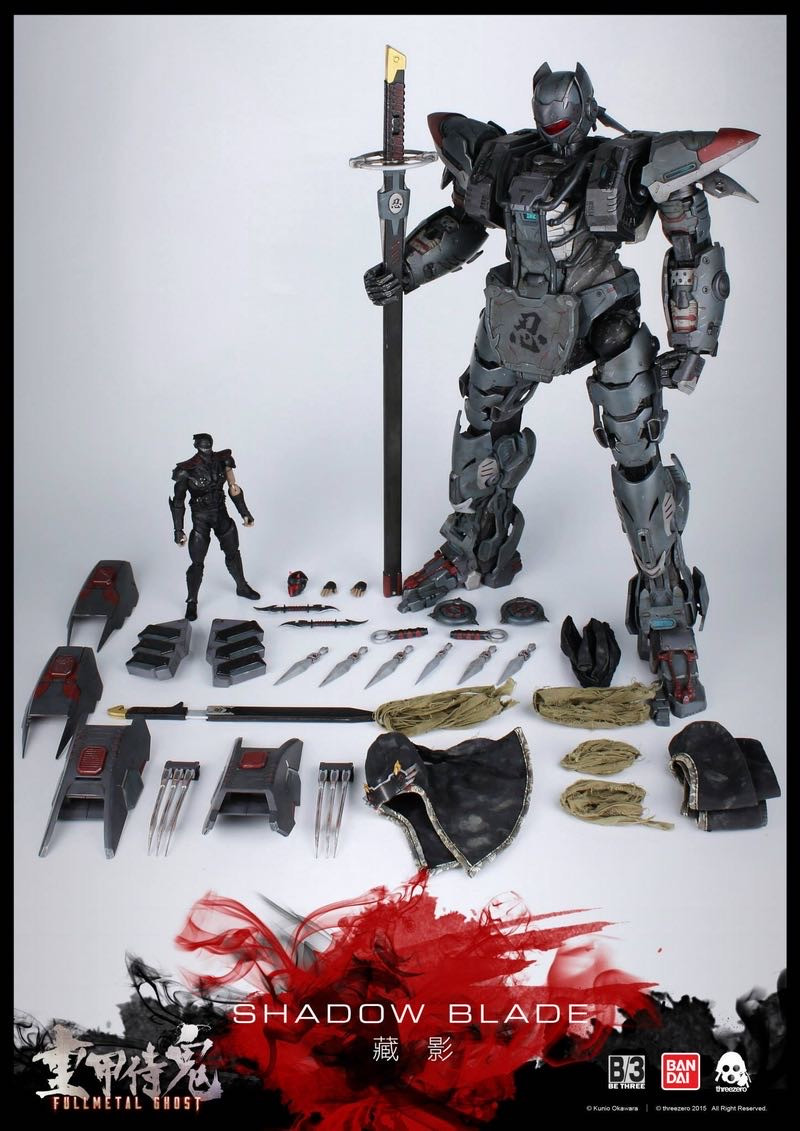 零元拍：3A ThreeZero 1/12 重甲侍鬼 藏影 忍者官网版