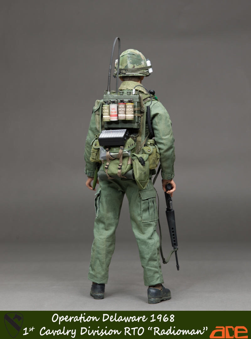 零元拍：ACE : 1/6 越战美军 第1骑兵师RTO 通讯兵 -特拉华行动 1968