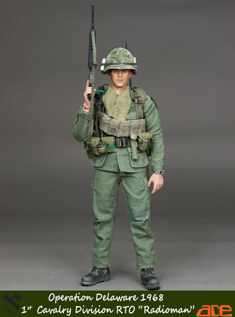 零元拍：ACE : 1/6 越战美军 第1骑兵师RTO 通讯兵 -特拉华行动 1968