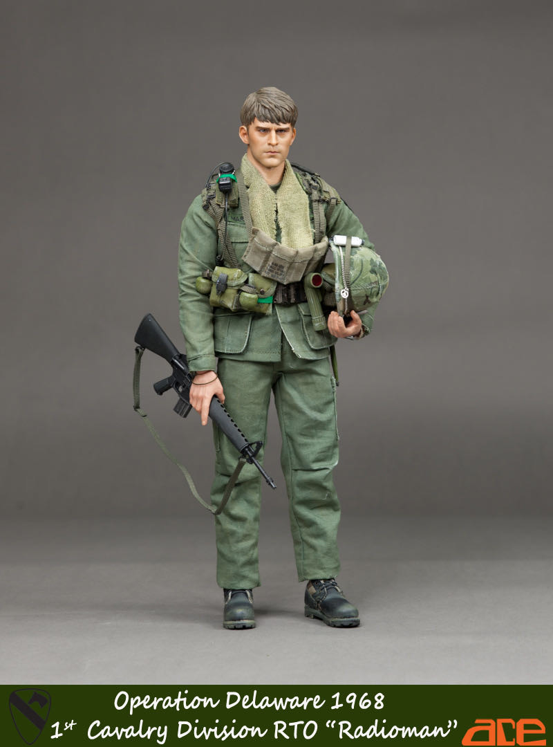 零元拍：ACE : 1/6 越战美军 第1骑兵师RTO 通讯兵 -特拉华行动 1968