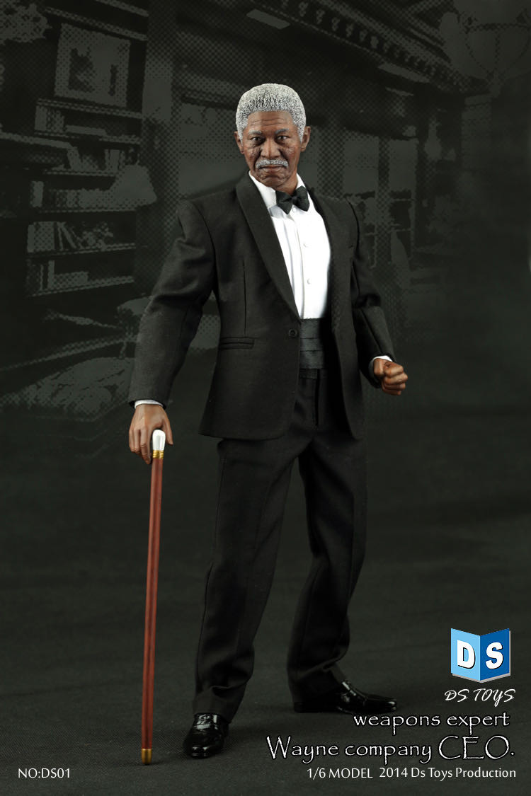 零元拍：DSTOYS 1/6 韦恩公司CEO - 武器专家（摩根·弗里曼）DS01
