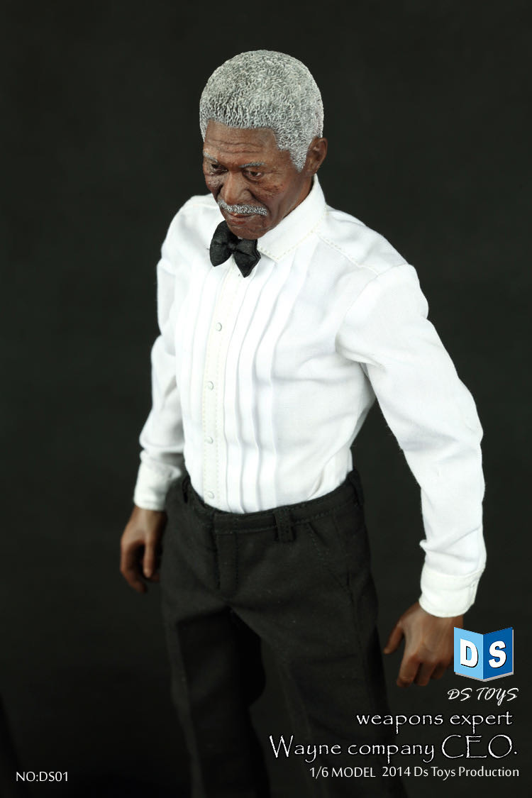 零元拍：DSTOYS 1/6 韦恩公司CEO - 武器专家（摩根·弗里曼）DS01