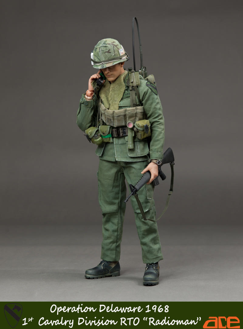 零元拍：ACE : 1/6 越战美军 第1骑兵师RTO 通讯兵 -特拉华行动 1968