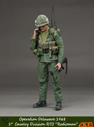 零元拍：ACE : 1/6 越战美军 第1骑兵师RTO 通讯兵 -特拉华行动 1968 - 零元拍：ACE : 1/6 越战美军 第1骑兵师RTO 通讯兵 -特拉华行动 1968