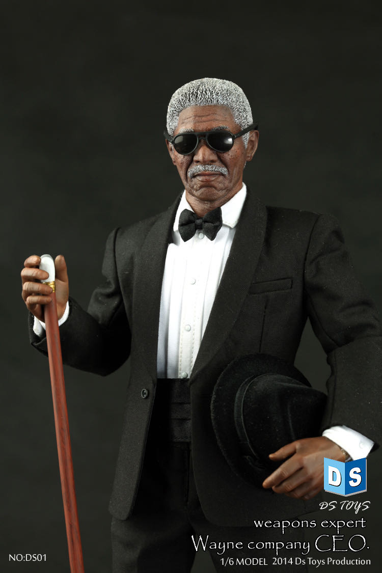 零元拍：DSTOYS 1/6 韦恩公司CEO - 武器专家（摩根·弗里曼）DS01