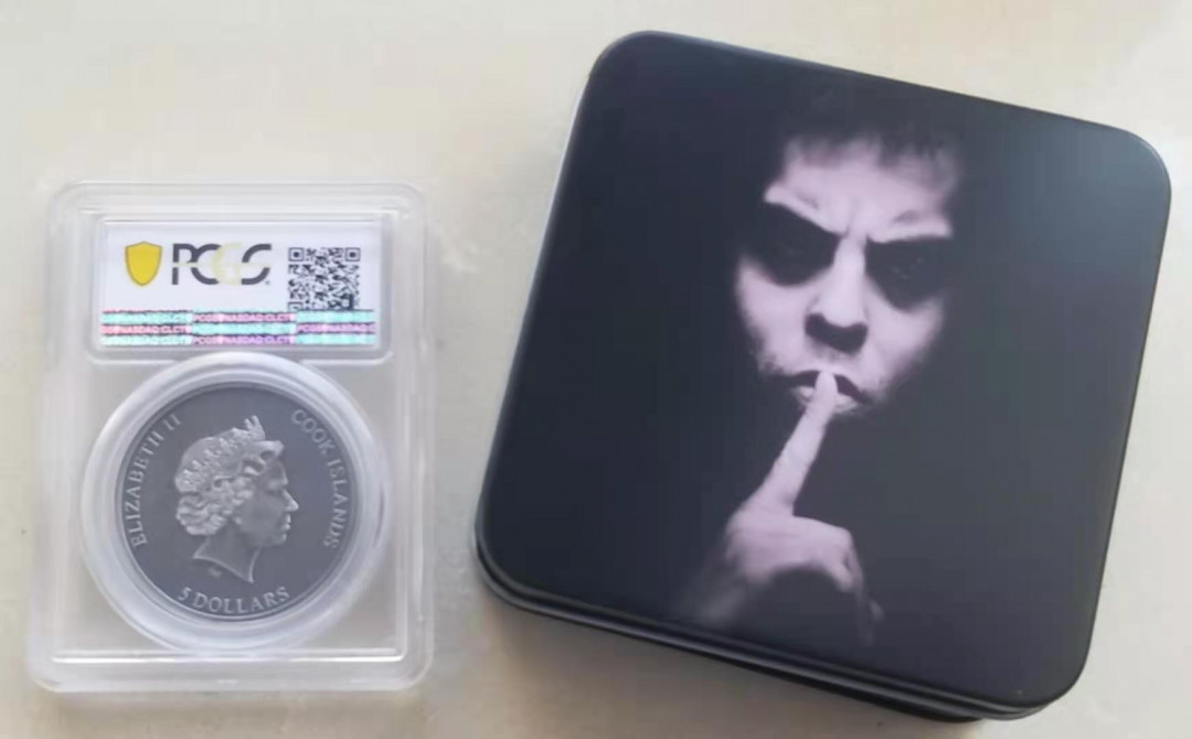 【币观天下】第138场钱币拍卖 PCGS库克2020年困境之中黑色艺术银币评级币