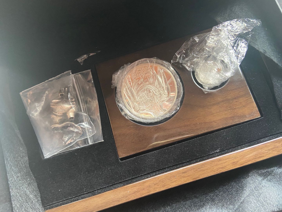 【币观天下】第138场钱币拍卖 【南非】大小心脏套装【大心脏+小心脏+模型】