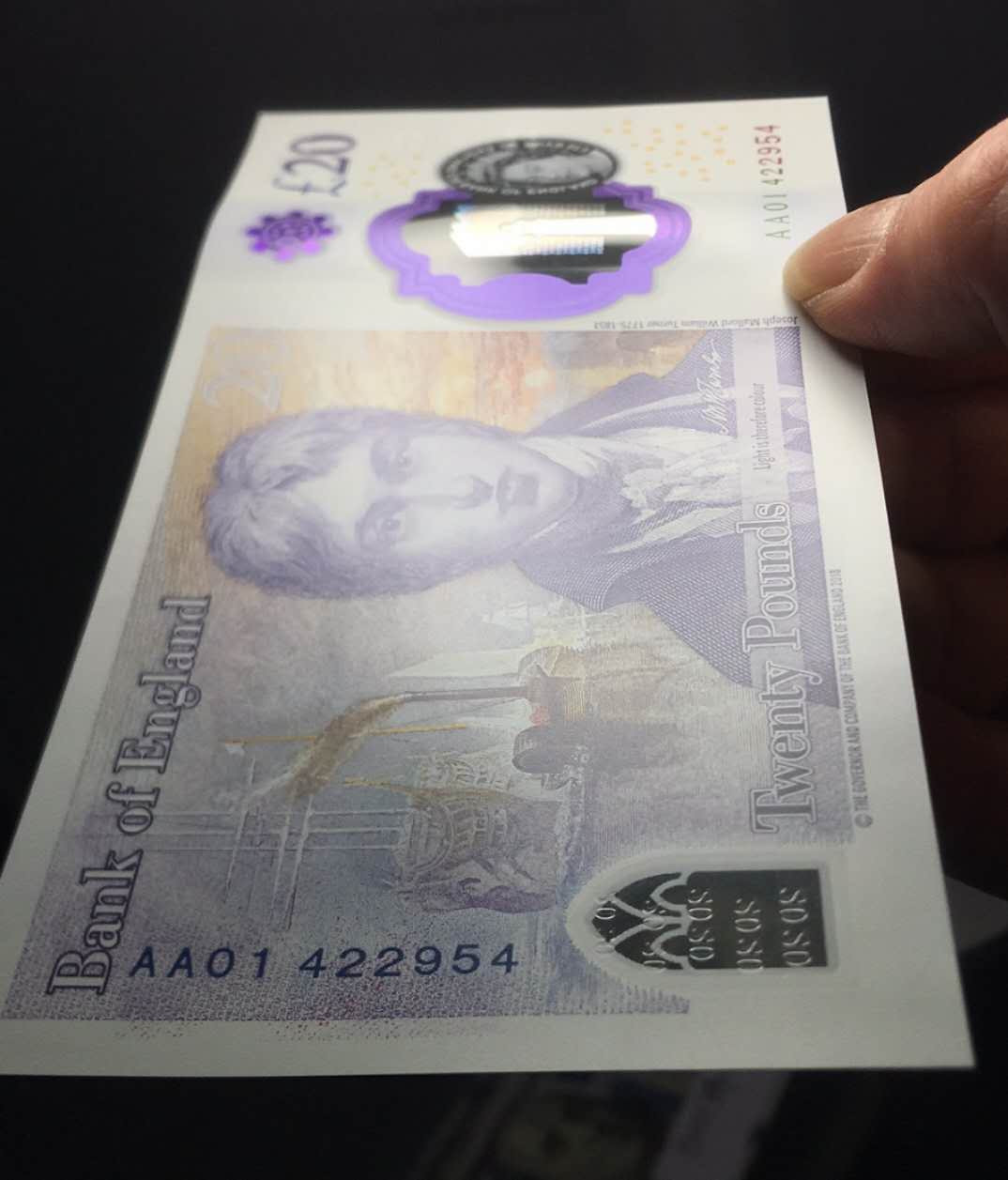 【囧羊收藏】精选微拍第16期~2021年第七期 精选港澳币和其它世界纸币 【仅供欣赏增进流量 请勿出价谢谢】2020年英国G序列20镑 首发AA01冠 全新绝品