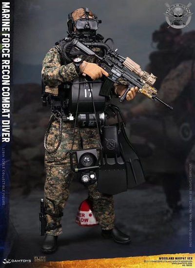 零元拍：DAMTOYS 78055 USMC 美国陆战队 武力侦察 Force Recon 战斗潜水员 - 零元拍：DAMTOYS 78055 USMC 美国陆战队 武力侦察 Force Recon 战斗潜水员