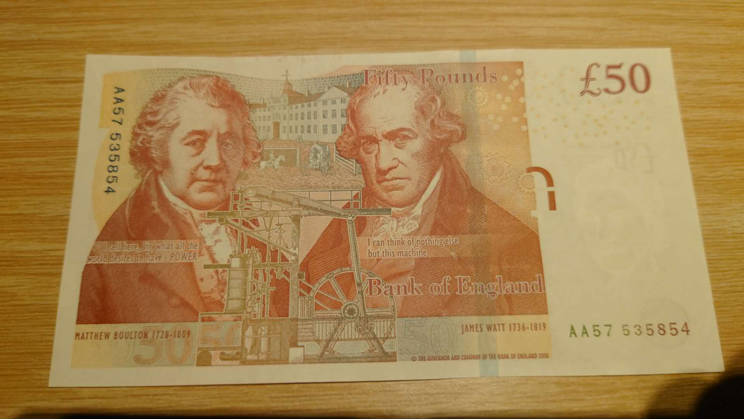 【囧羊收藏】精选微拍第16期~2021年第七期 精选港澳币和其它世界纸币 2010版英国F序列50镑 首发AA冠 尾号854 全新绝品