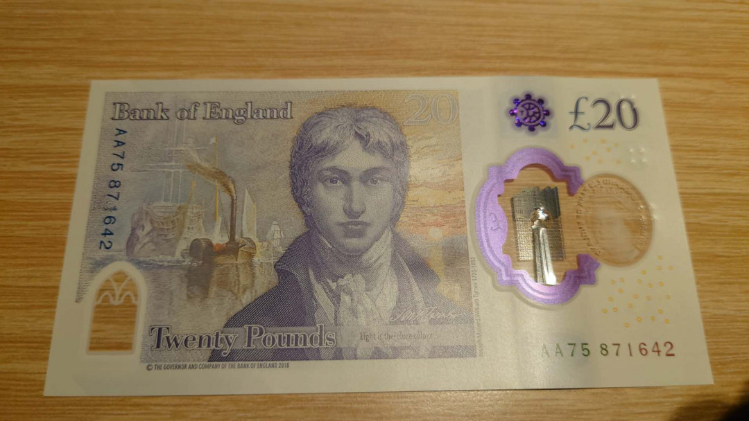 【囧羊收藏】精选微拍第16期~2021年第七期 精选港澳币和其它世界纸币 2020年英国G序列20镑 首发AA冠 全新绝品 尾号42