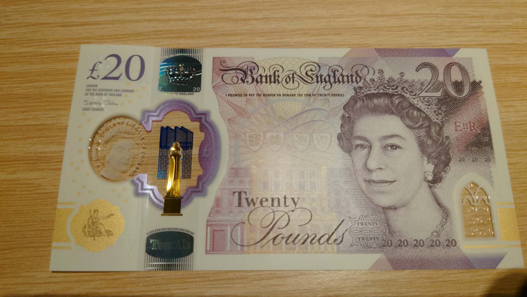 【囧羊收藏】精选微拍第16期~2021年第七期 精选港澳币和其它世界纸币 2020年英国G序列20镑 首发AA冠 全新绝品 尾号42