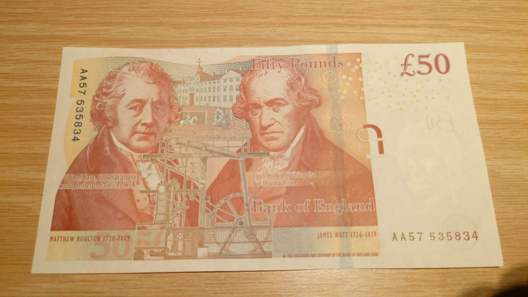 【囧羊收藏】精选微拍第16期~2021年第七期 精选港澳币和其它世界纸币 2010版英国F序列50镑 首发AA冠 尾号834 全新绝品