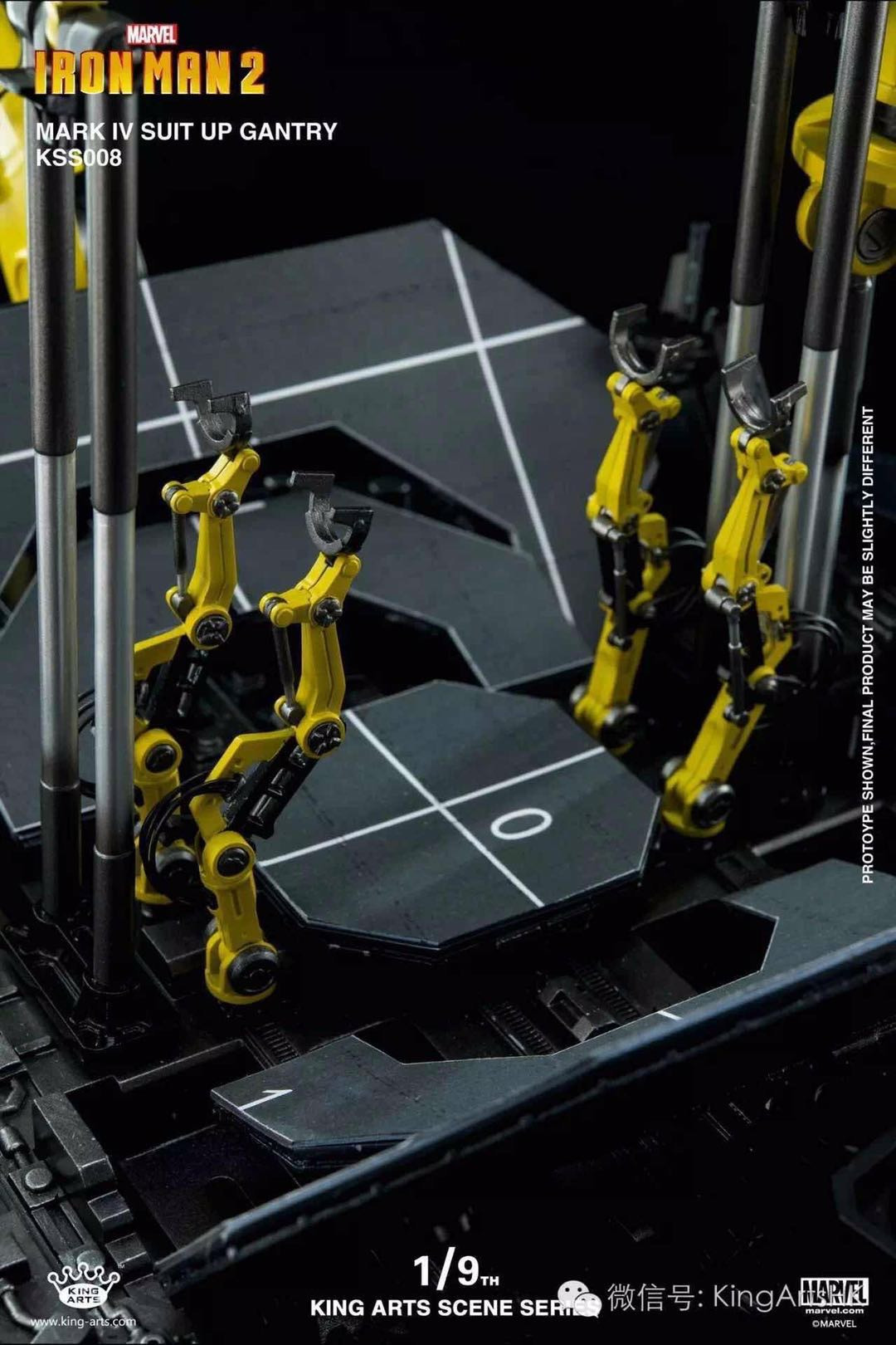 零元拍：KA 1/9 MK4旋转拆甲台，不含钢铁侠，全新未拆。
