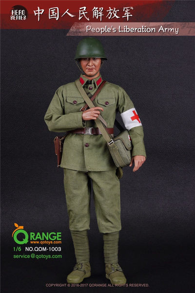 零元拍：QORANGE QOTOYS：1/6 英雄系列 - 中国人民解放军对越自卫反击战医疗兵套装 （QOM-1003）不含头雕塑体 - 零元拍：QORANGE QOTOYS：1/6 英雄系列 - 中国人民解放军对越自卫反击战医疗兵套装 （QOM-1003）不含头雕塑体