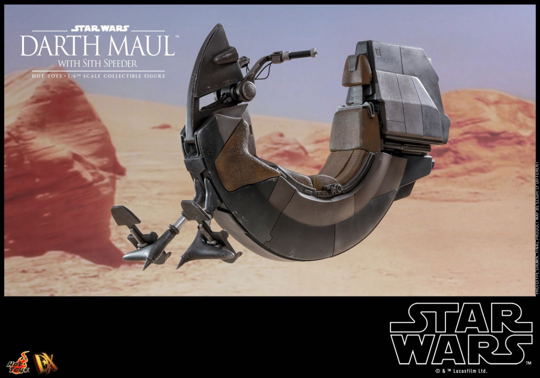 零元拍：HotToys：1/6 星战1-Darth Maul达斯摩尔与飞行摩托 套装 特别版，DX17