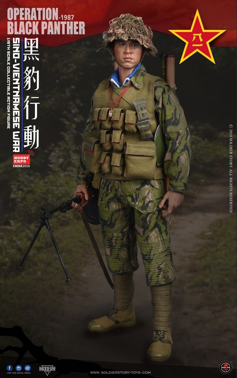 零元拍：SoldierStory：1/6 对越自卫反击战 -”黑豹行动1987 “ 【北京2019会场版】