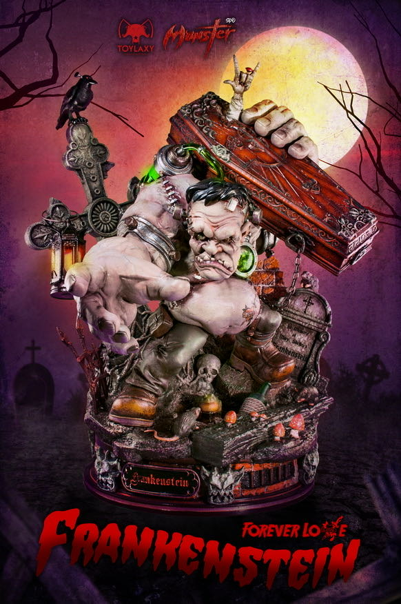 零元拍：Toylaxy设计师雕像系列第一波 :科学怪人 -弗兰肯斯坦(The Frankenstein)雕像