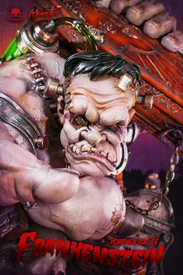 零元拍：Toylaxy设计师雕像系列第一波 :科学怪人 -弗兰肯斯坦(The Frankenstein)雕像