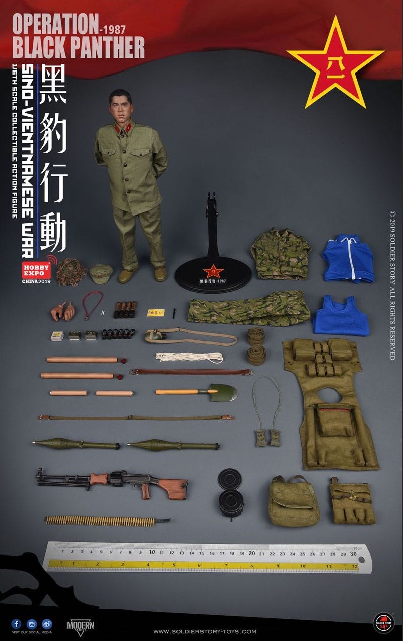 零元拍：SoldierStory：1/6 对越自卫反击战 -”黑豹行动1987 “ 【北京2019会场版】