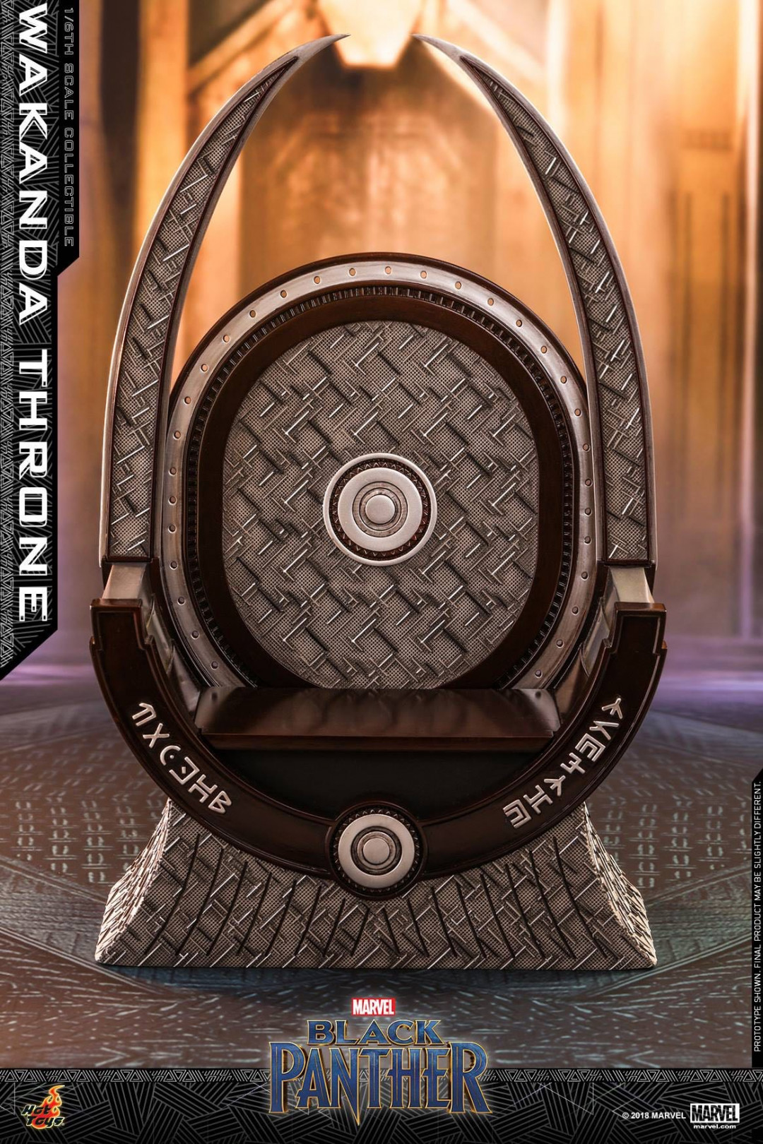 零元拍：HotToys ：1/6 ACS005《BLACK PANTHER/黑豹》- Wakanda Throne/瓦坎达王座 场景