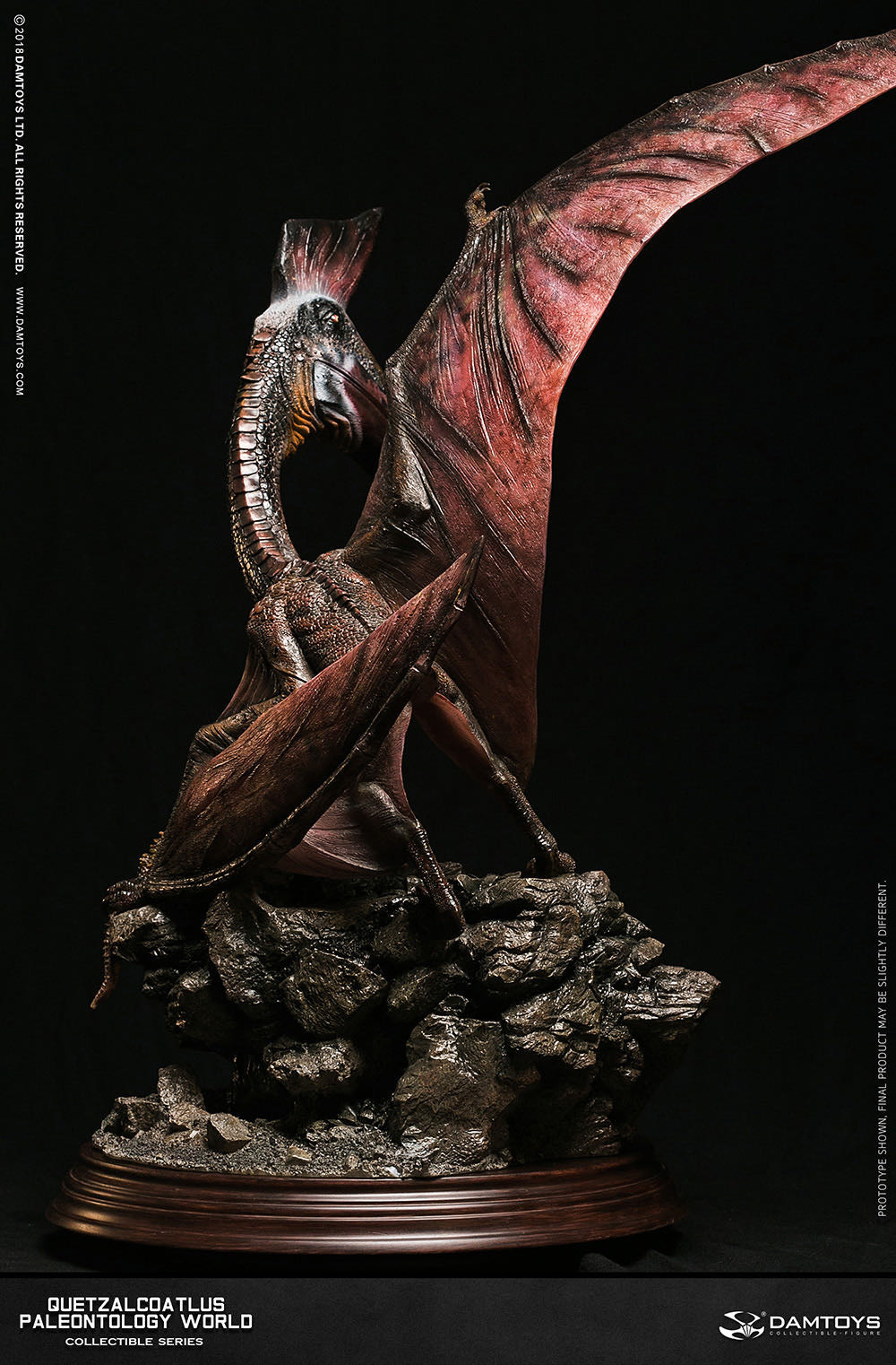 零元拍：DAMTOYS 博物馆系列 - Quetzalcoatlus/风神翼龙 收藏级雕像（NO.MUS007B