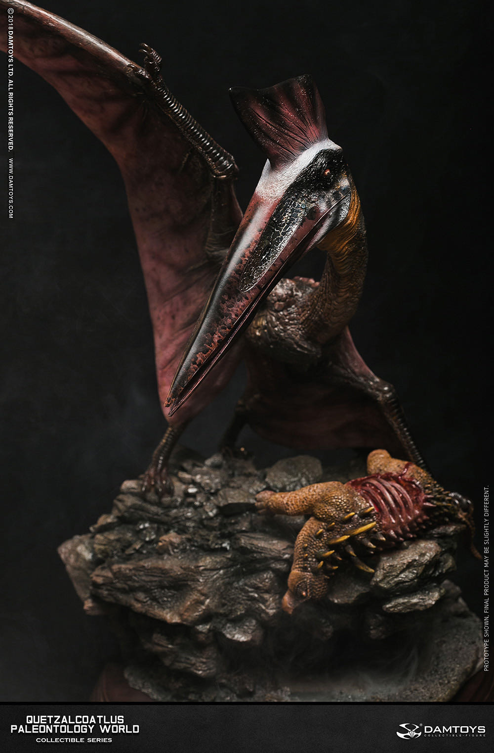 零元拍：DAMTOYS 博物馆系列 - Quetzalcoatlus/风神翼龙 收藏级雕像（NO.MUS007B