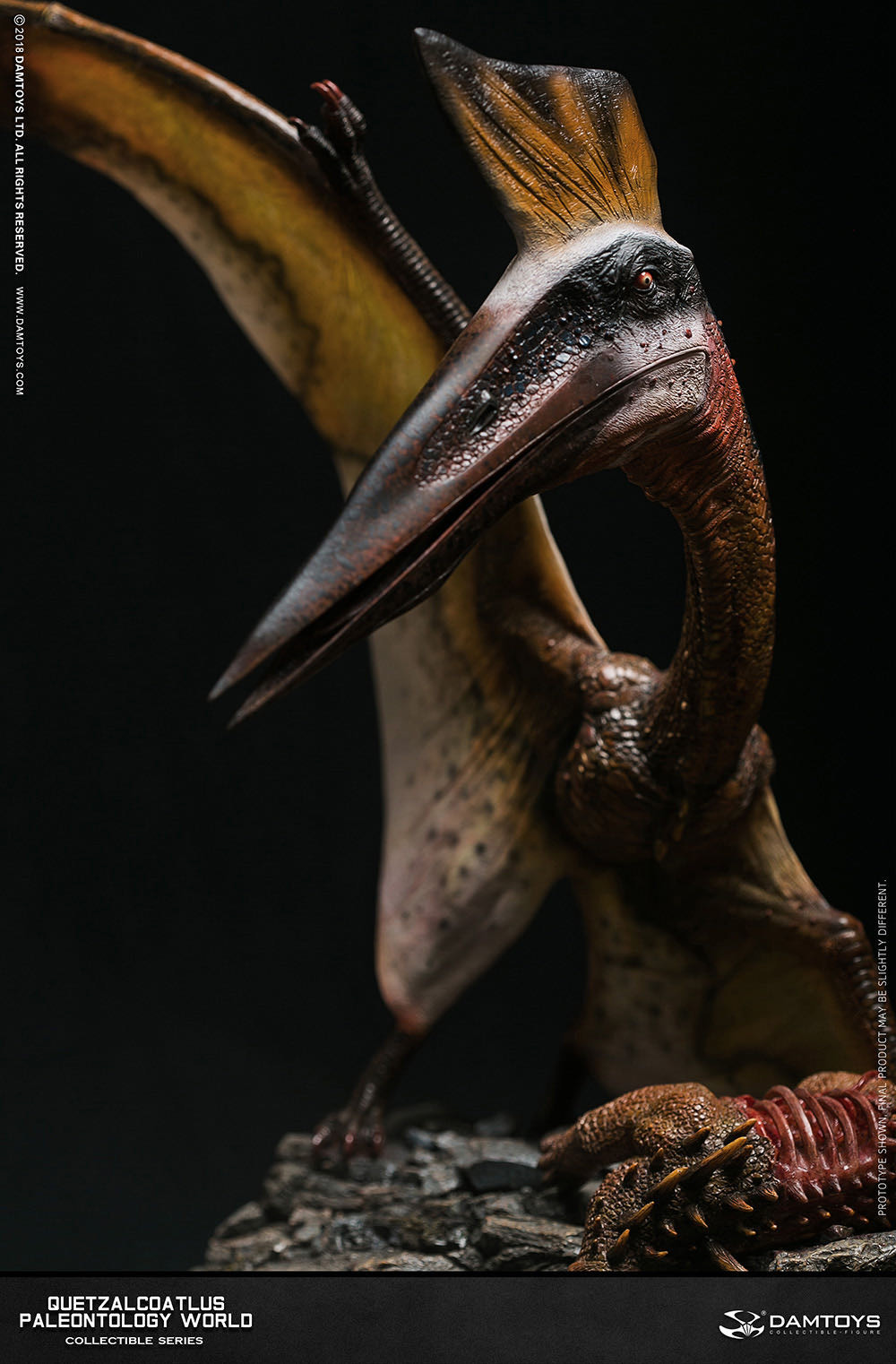 零元拍：DAMTOYS 博物馆系列 - Quetzalcoatlus/风神翼龙 收藏级雕像（NO.MUS007B