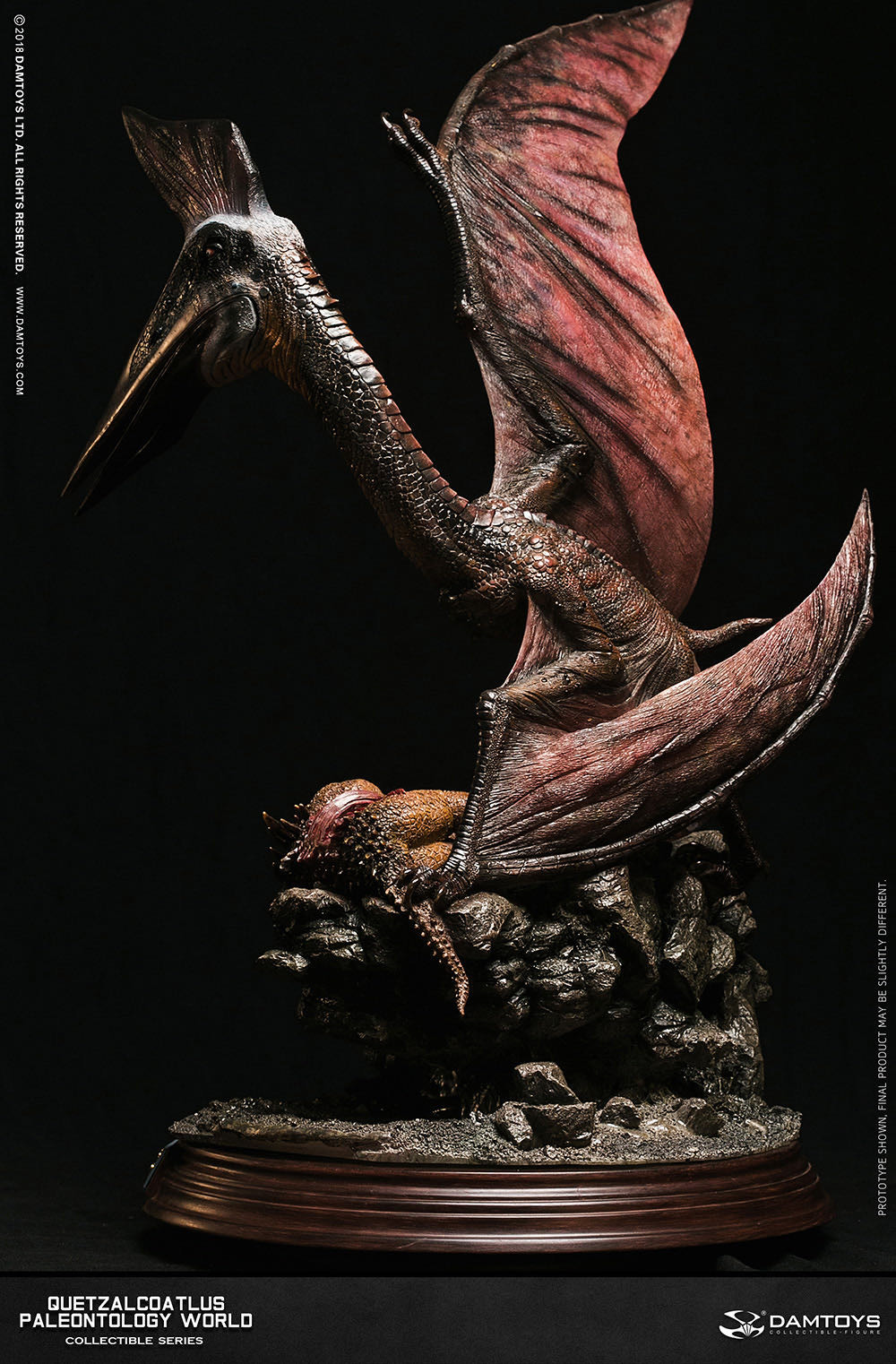 零元拍：DAMTOYS 博物馆系列 - Quetzalcoatlus/风神翼龙 收藏级雕像（NO.MUS007B