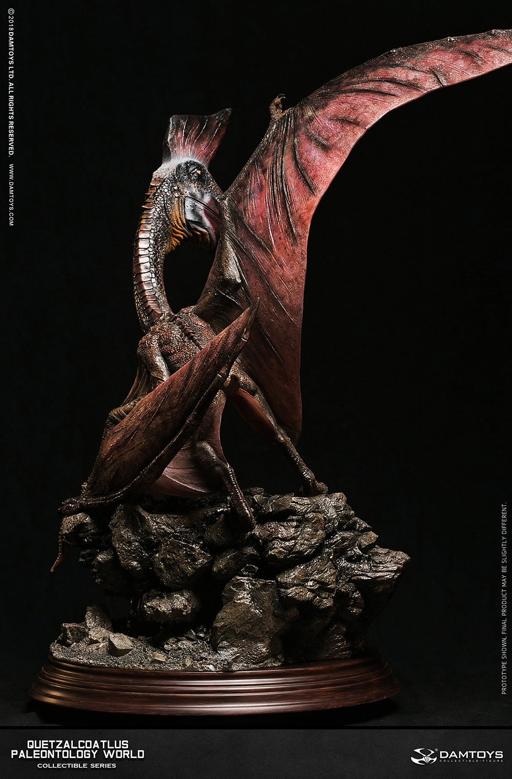 零元拍：DAMTOYS 博物馆系列 - Quetzalcoatlus/风神翼龙 收藏级雕像（NO.MUS007B