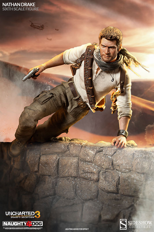 零元拍：Sideshow：1/6 《神秘海域3》- 德雷克/ Nathan Drake 100186