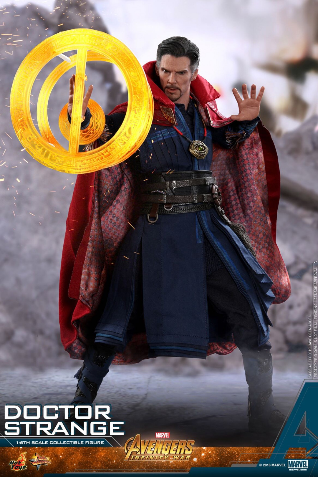 零元拍：HotToys 1/6 MMS484《复联3-无限战争》- 奇异博士 2.0
