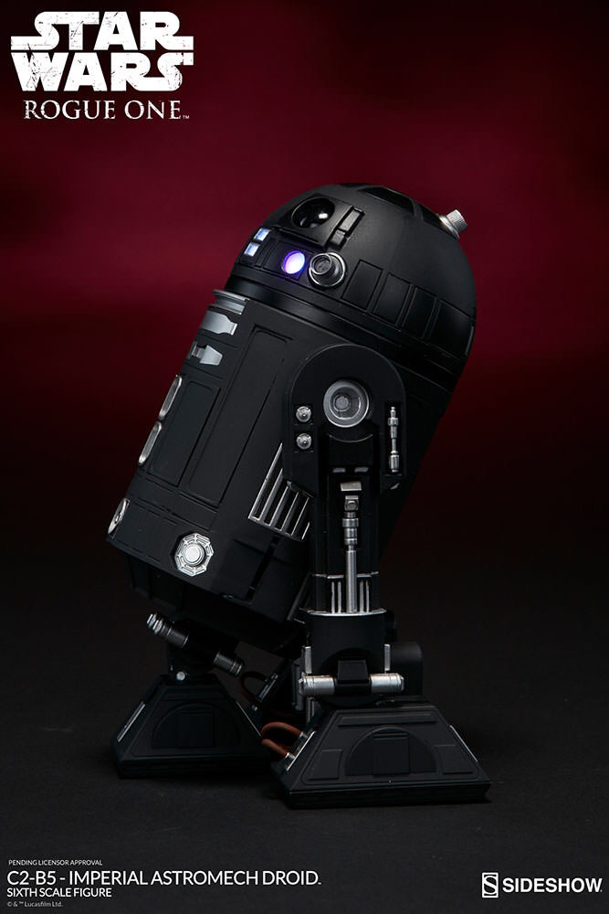 零元拍： Sideshow：1/6 《侠盗一号：星球大战外传》- 帝国技工机器人 C2-B5 （100417）
