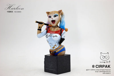 零元拍：CIRPAK ：12寸 猫小丑女Harleen 半身雕像 - 零元拍：CIRPAK ：12寸 猫小丑女Harleen 半身雕像