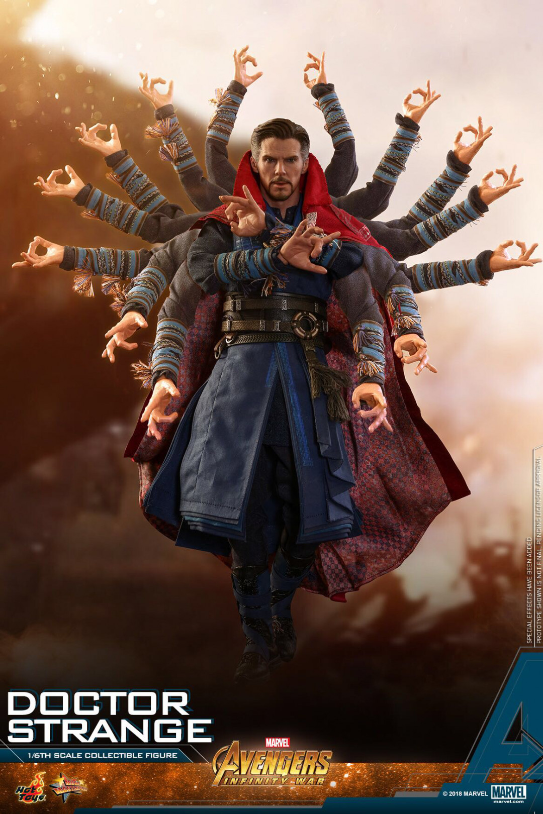 零元拍：HotToys 1/6 MMS484《复联3-无限战争》- 奇异博士 2.0