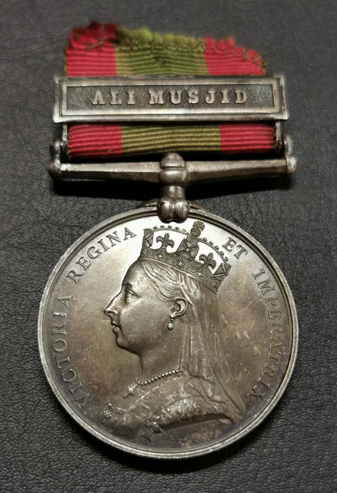 凡希社世界钱币第一百五十期 荐！1880英国阿富汗战争银质勋章AU+五彩镜面！